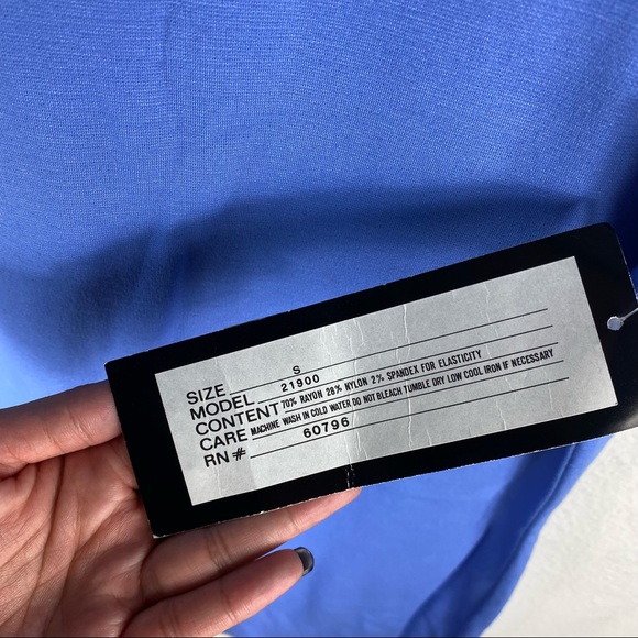 ANDREA JOVINE | Small Casual Blue Tank Mini Dress - Picture 6 of 8